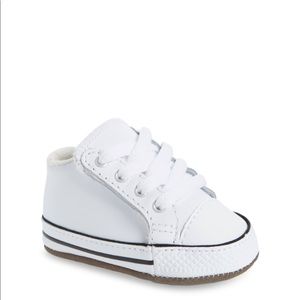 Converse chuck Taylor crib shoe leather